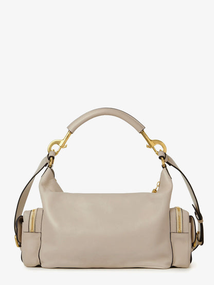 Borsa a tracolla Medium Double Carry in pelle thumbnail