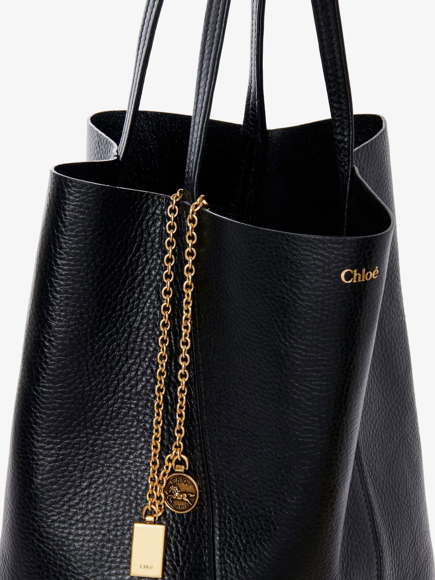 Borsa a spalla Chloé Spin in pelle