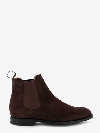 Vintage-effect suede boots thumbnail