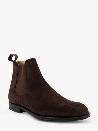Vintage-effect suede boots thumbnail