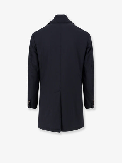 Casual nylon coat with virgin wool lining thumbnail