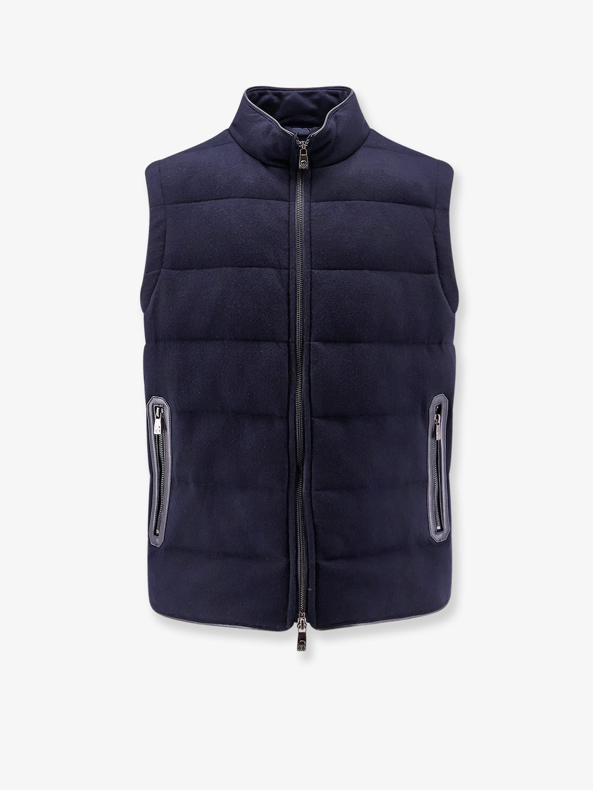Cashmere blend sleeveless jacket