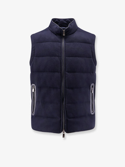 Cashmere blend sleeveless jacket thumbnail