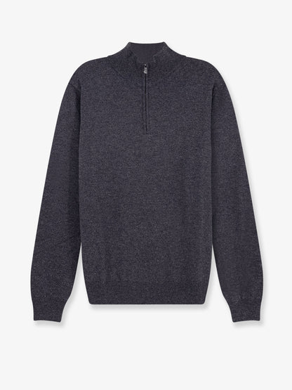 Cotton half-zip sweater thumbnail
