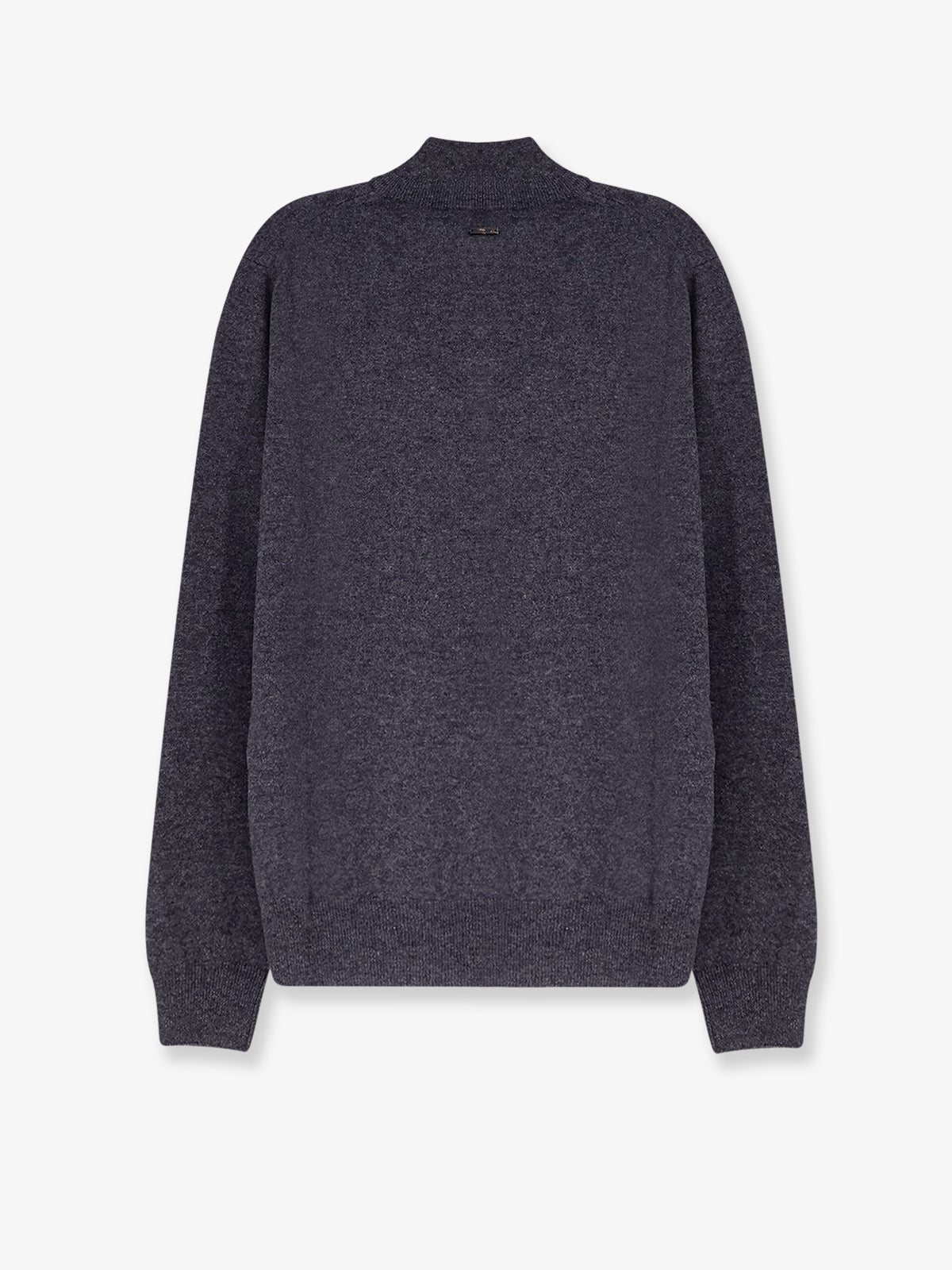 Cotton half-zip sweater