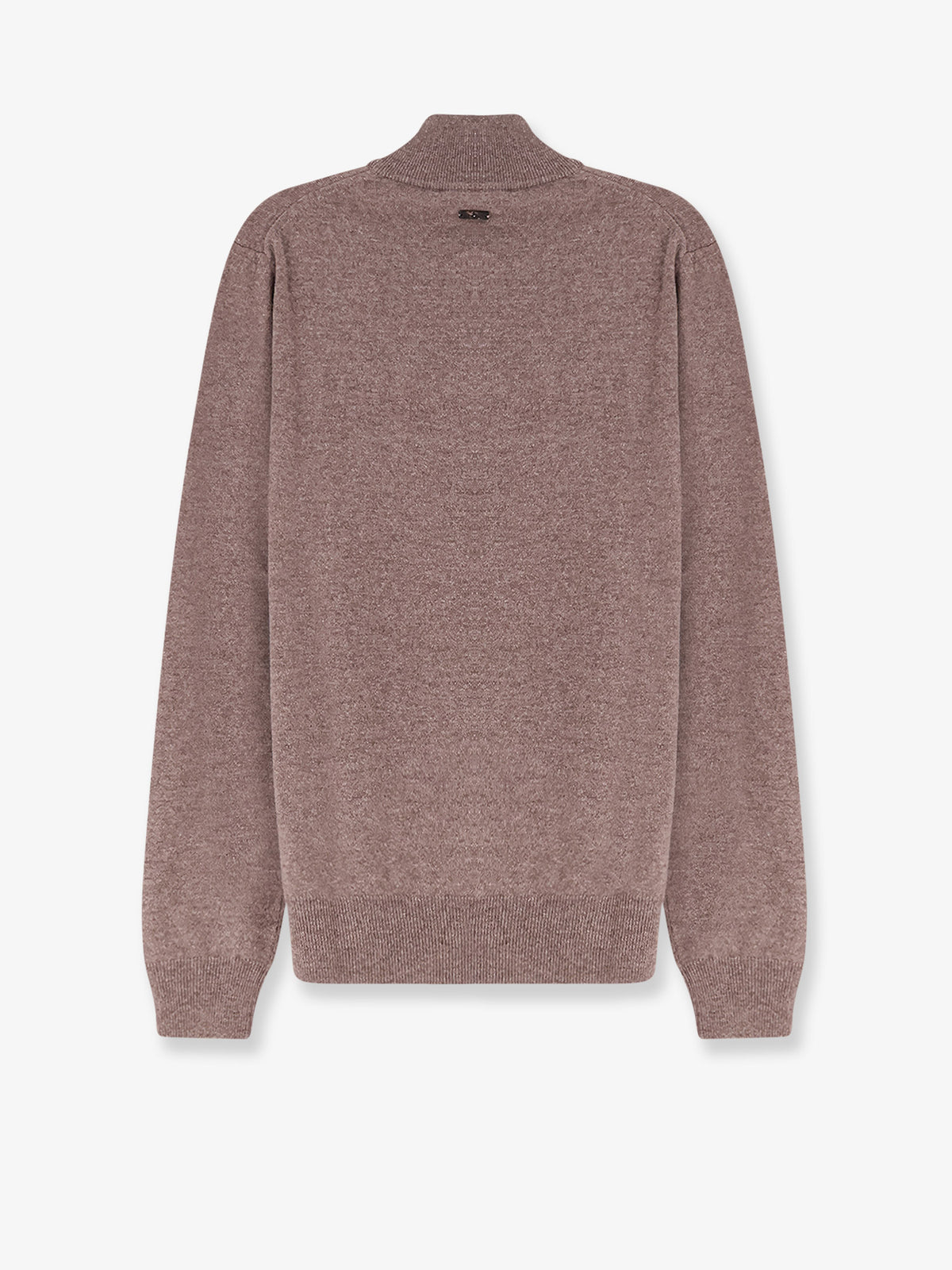 Cotton half-zip sweater