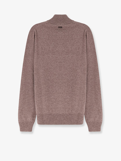 Cotton half-zip sweater thumbnail