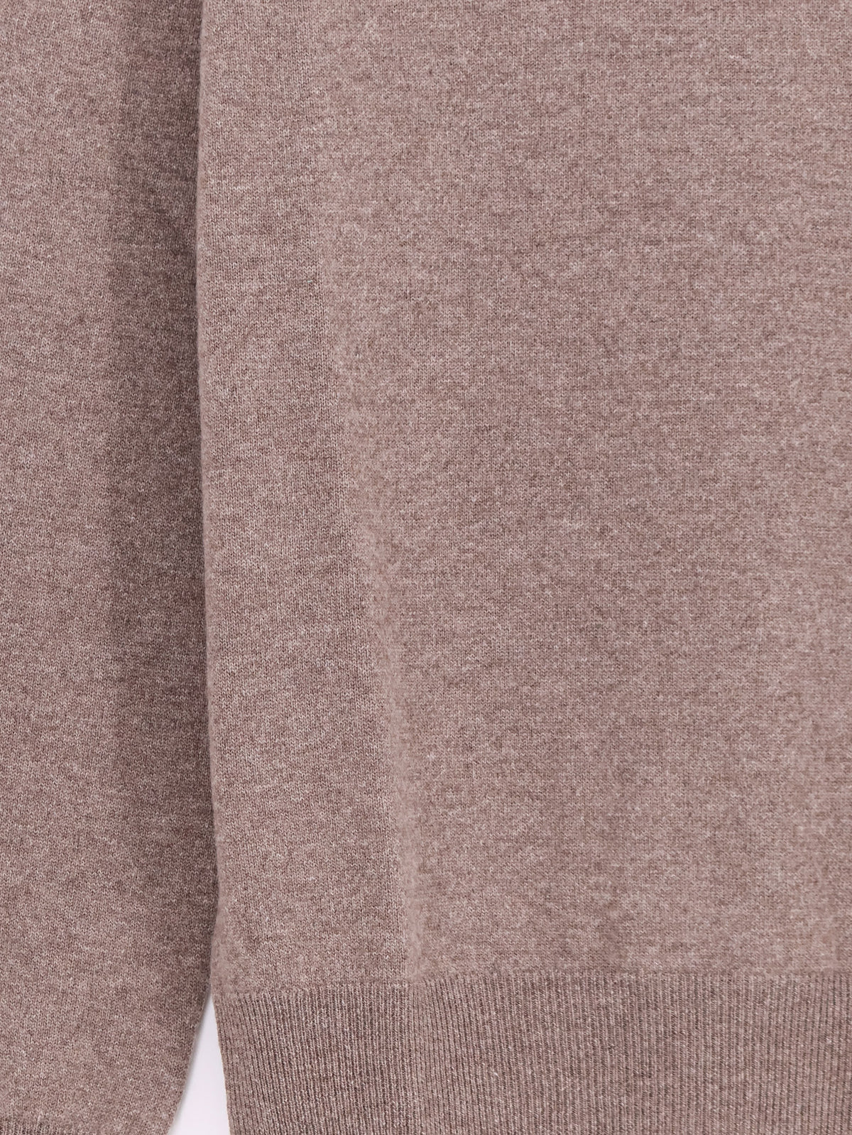 Cotton half-zip sweater