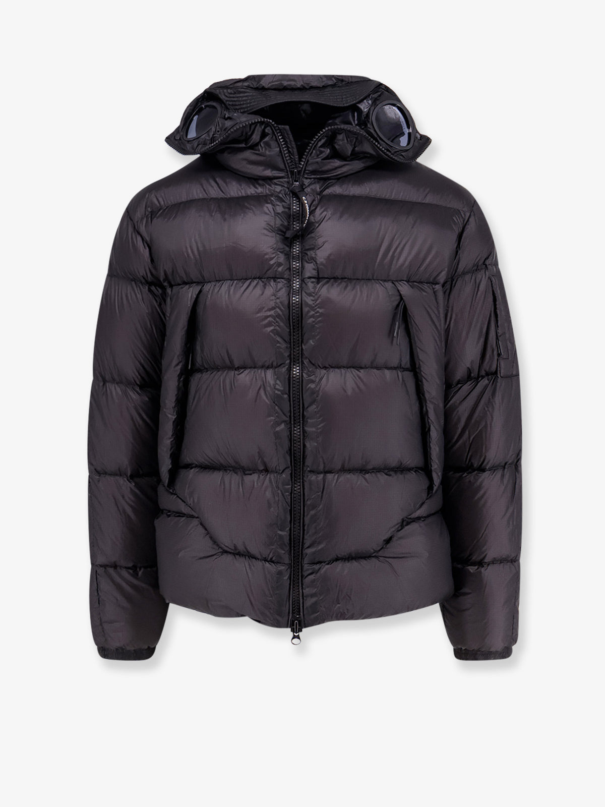 D.D. Shell Explorer Lens down jacket in 7-denier matte micro-ripstop nylon
