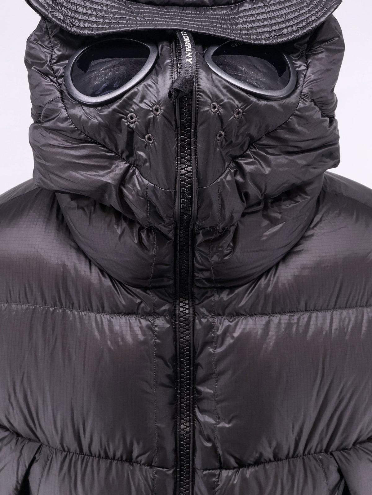 D.D. Shell Explorer Lens down jacket in 7-denier matte micro-ripstop nylon