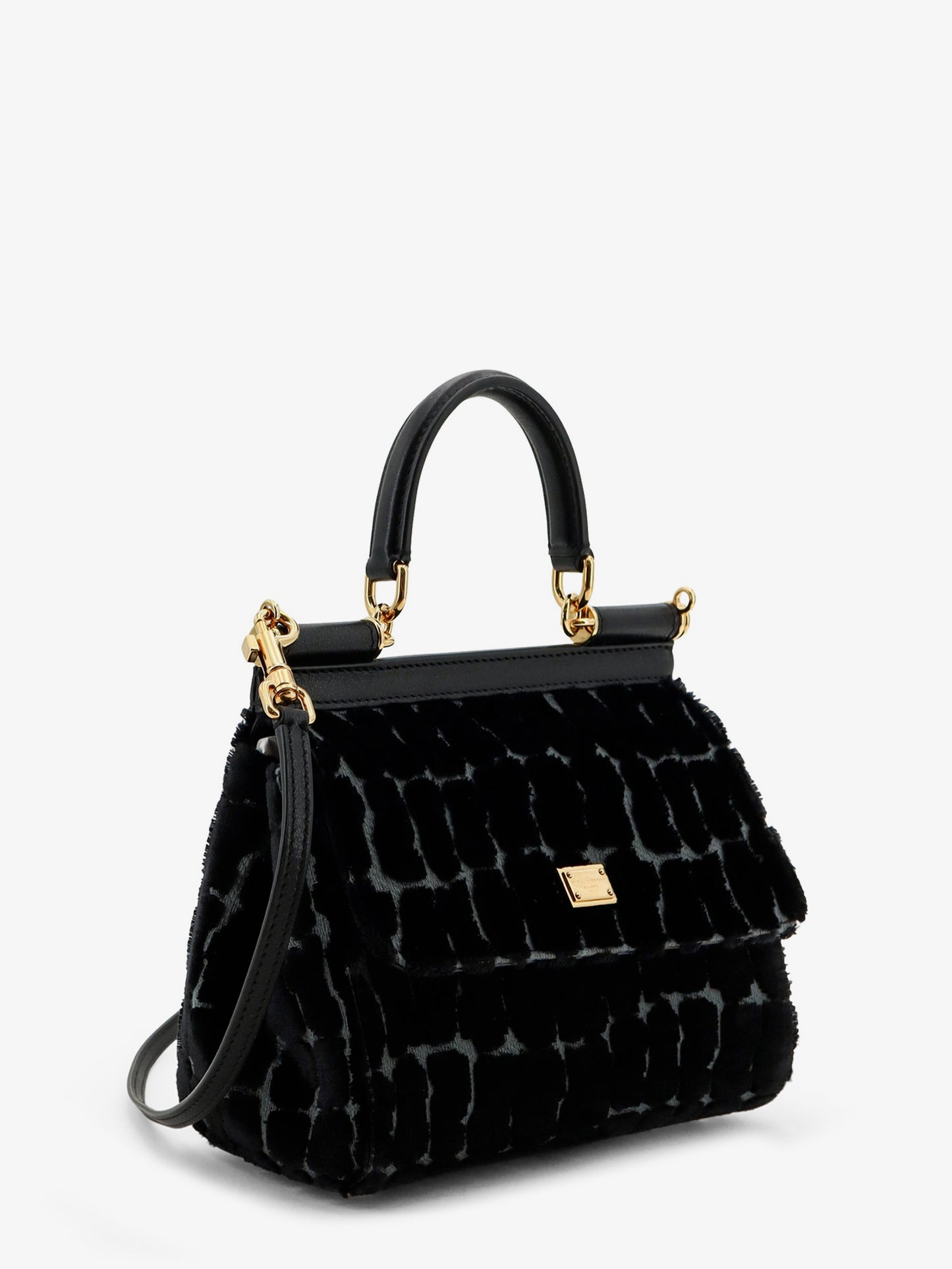 Sicily velvet handbag