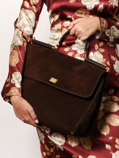 My Sicily suede handbag thumbnail