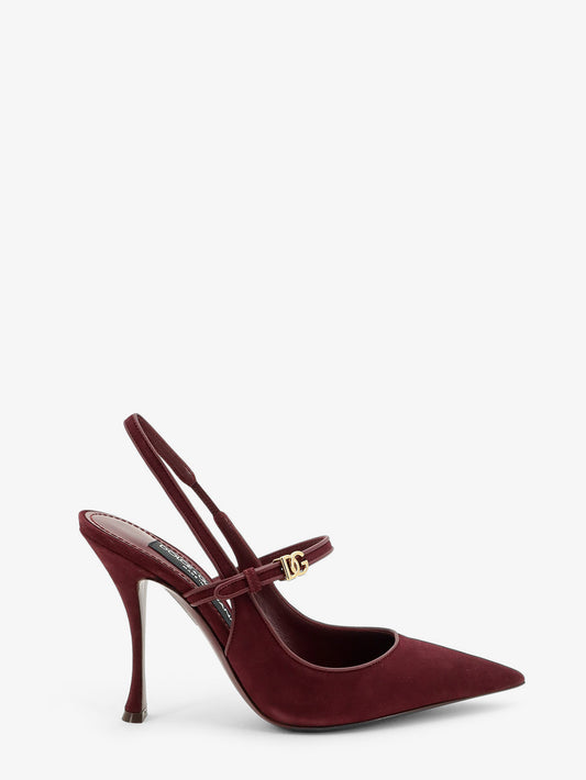 Suede décolleté