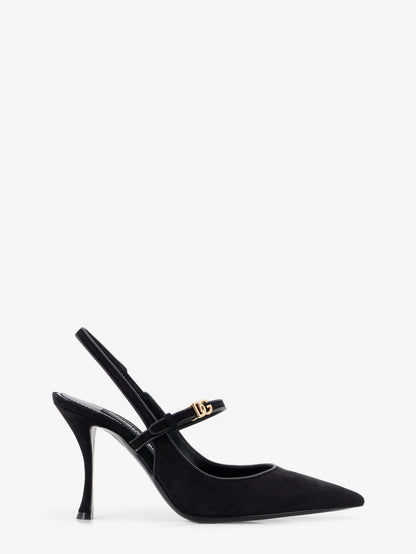Leather and suede pumps thumbnail