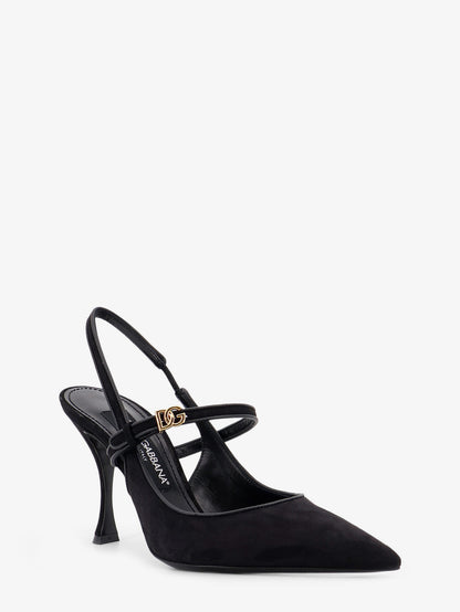 Leather and suede pumps thumbnail
