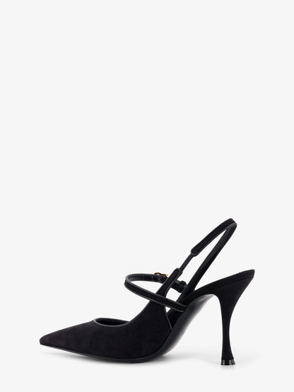 Leather and suede pumps thumbnail