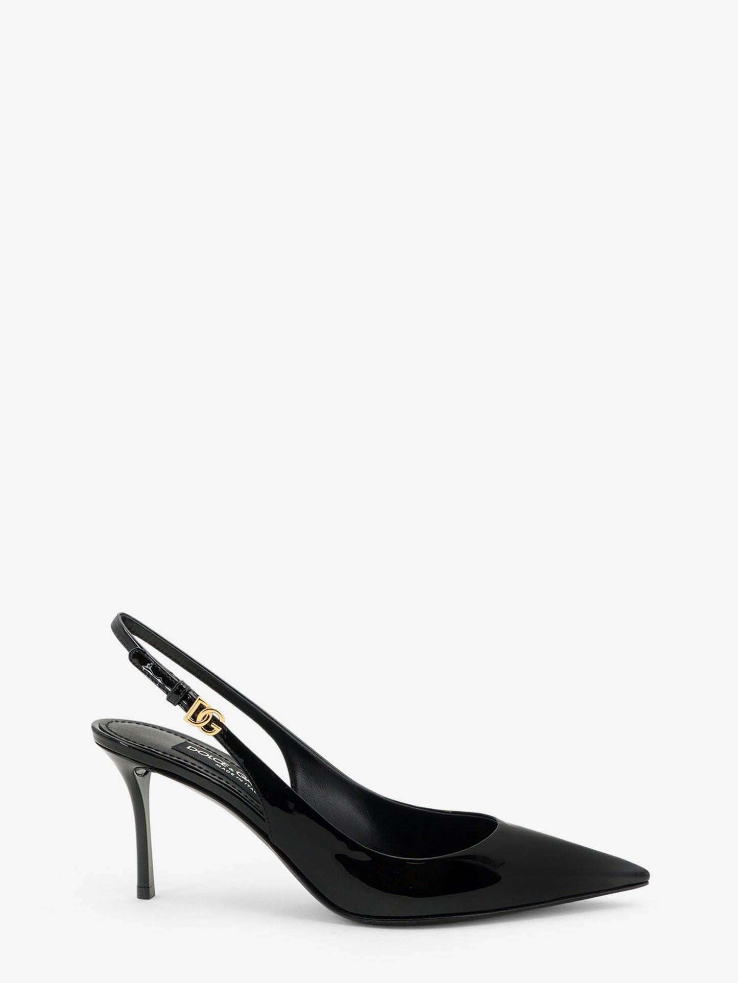 Patent leather pumps