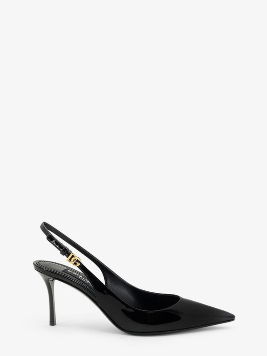 Patent leather pumps