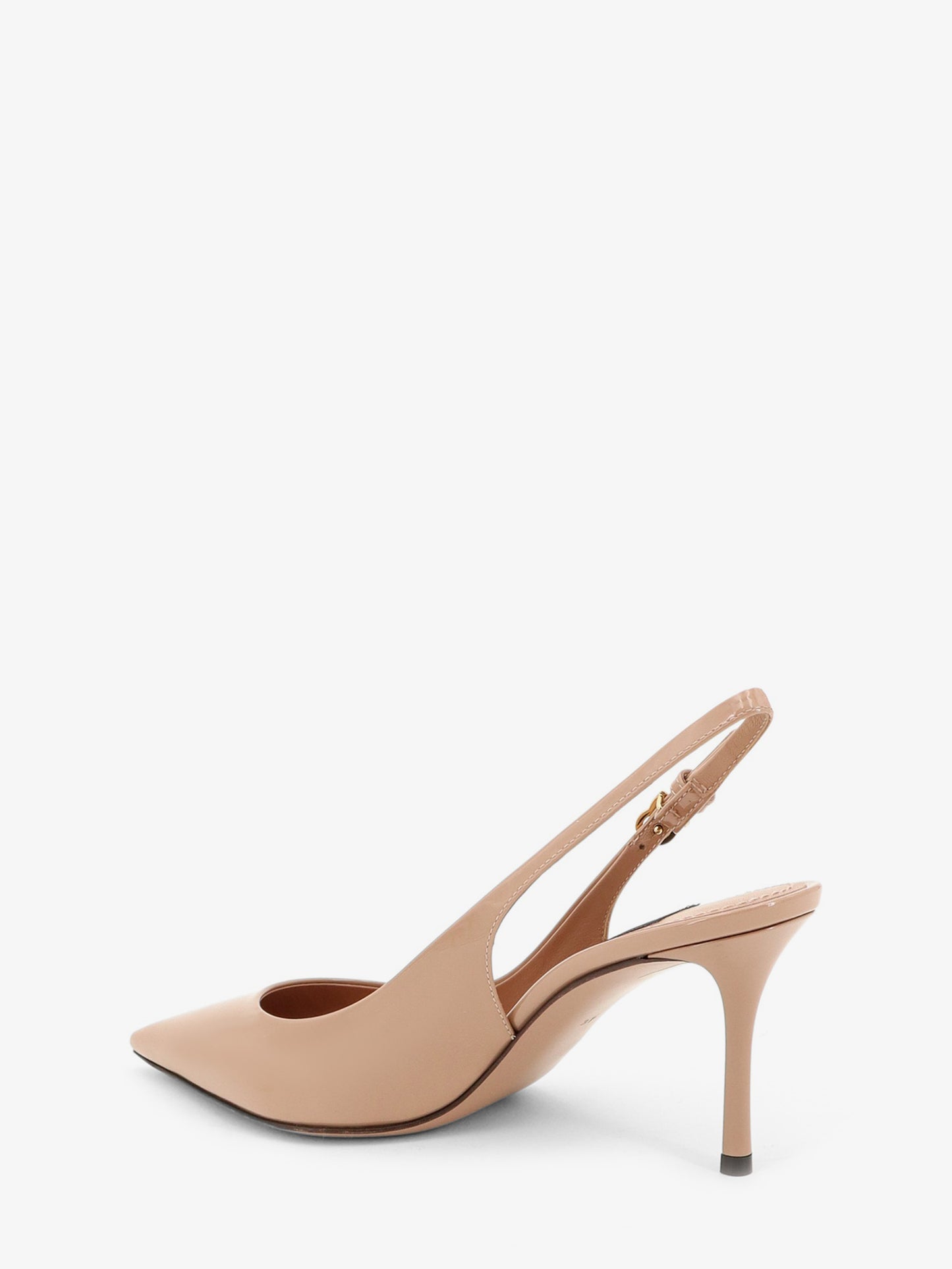 Patent leather décolleté
