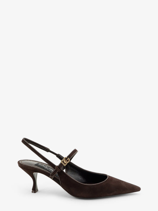 Suede décolleté