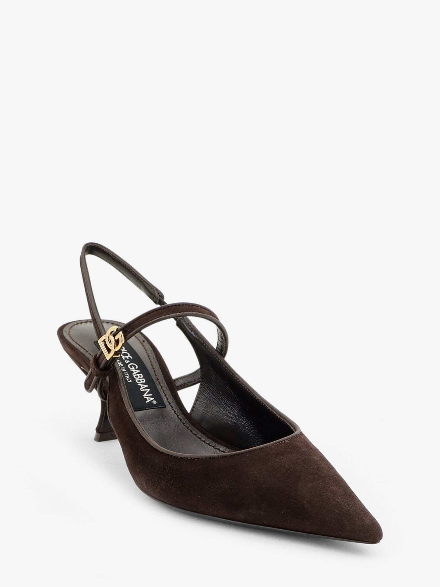 Suede décolleté