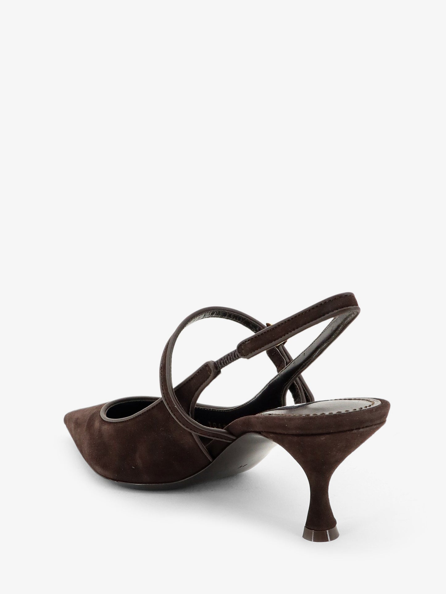 Suede décolleté
