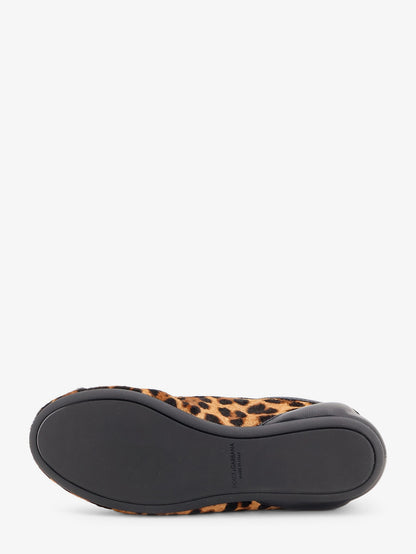 Ponyskin sneakers with metal DG logo thumbnail