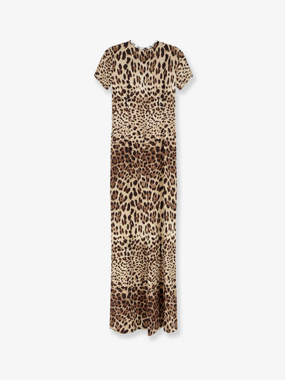 Silk dress with animal print thumbnail