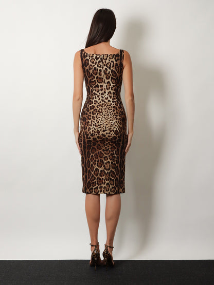 Midi Dress with Animal print thumbnail