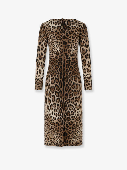 Midi Dress with Animal Print thumbnail