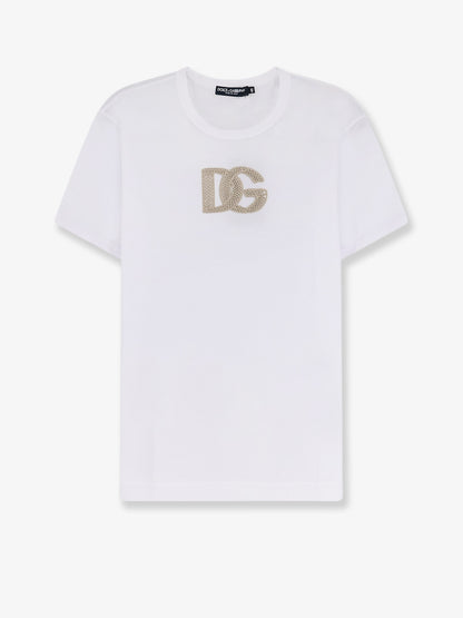 Cotton T-shirt with patch logo on the front thumbnail