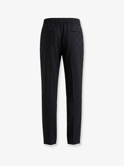 Pinstriped wool jogging trousers thumbnail