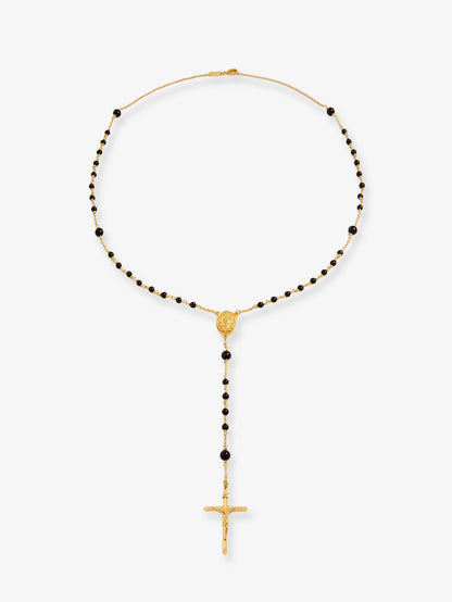Brass necklace with cross thumbnail