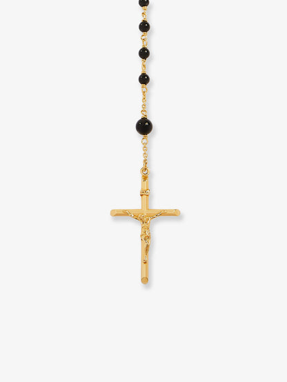 Brass necklace with cross thumbnail