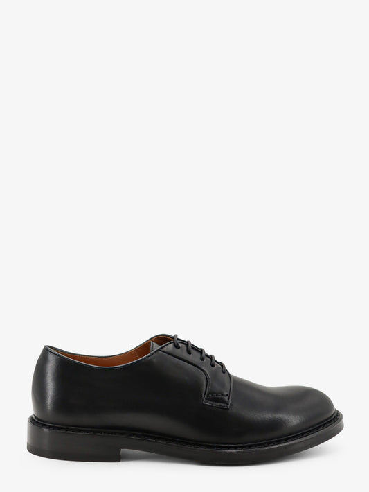 Leather lace-up