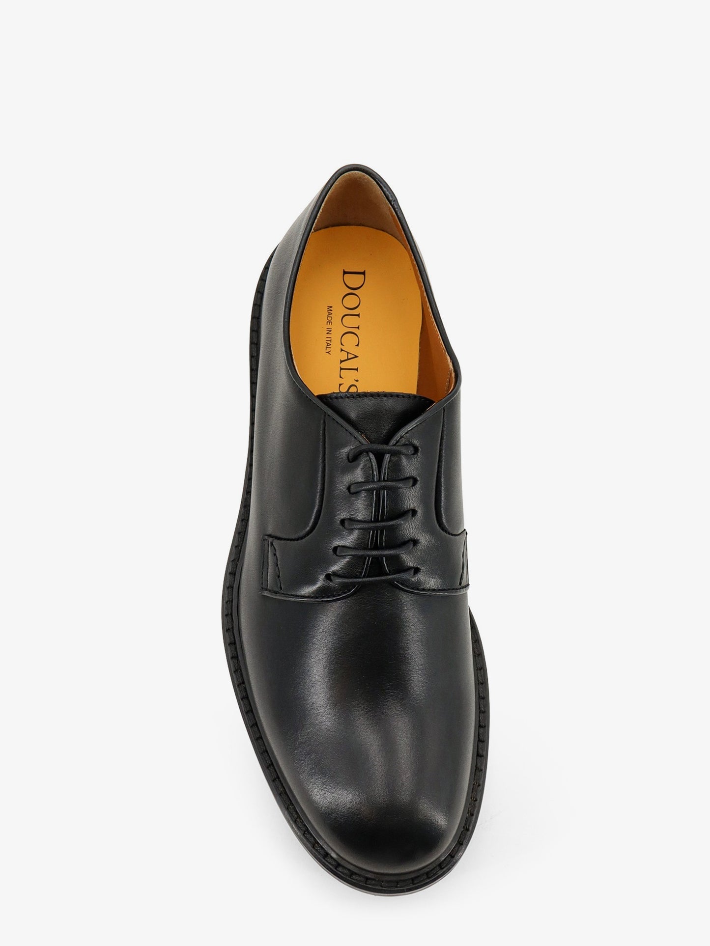 Leather lace-up