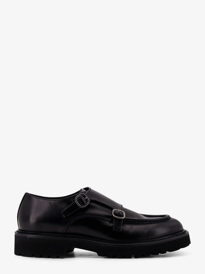 Leather double buckle loafers thumbnail