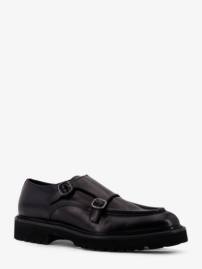 Leather double buckle loafers thumbnail