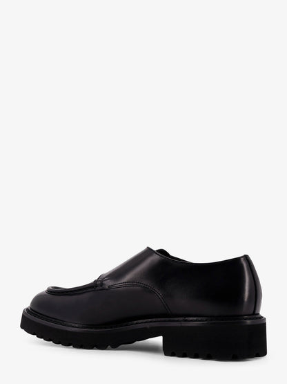 Leather double buckle loafers thumbnail