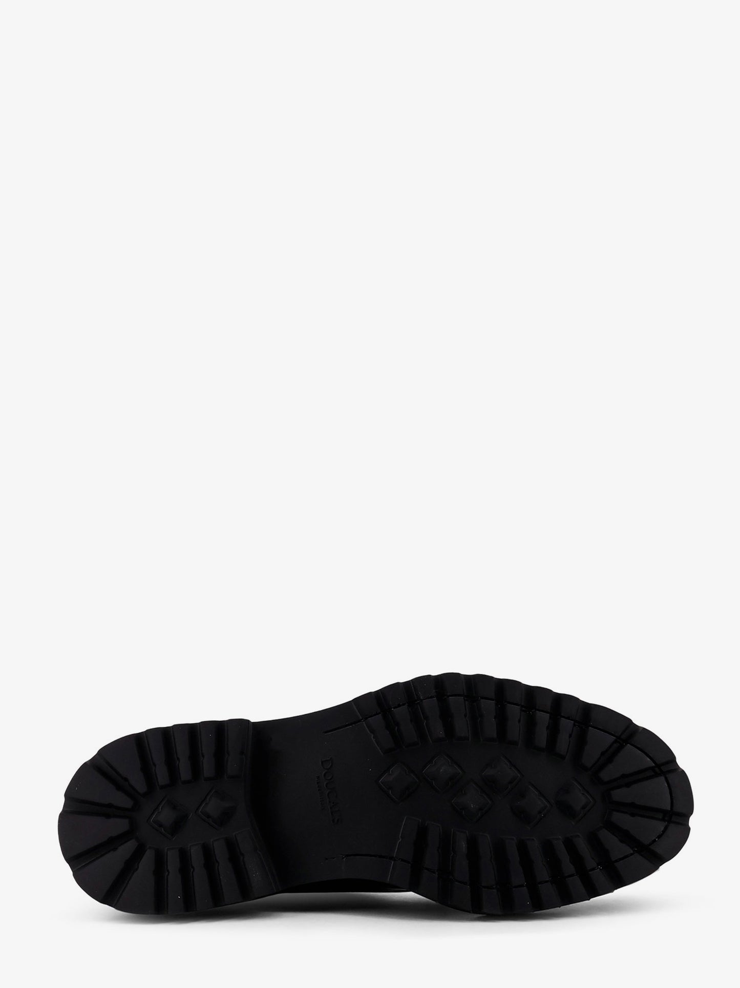 Leather double buckle loafers