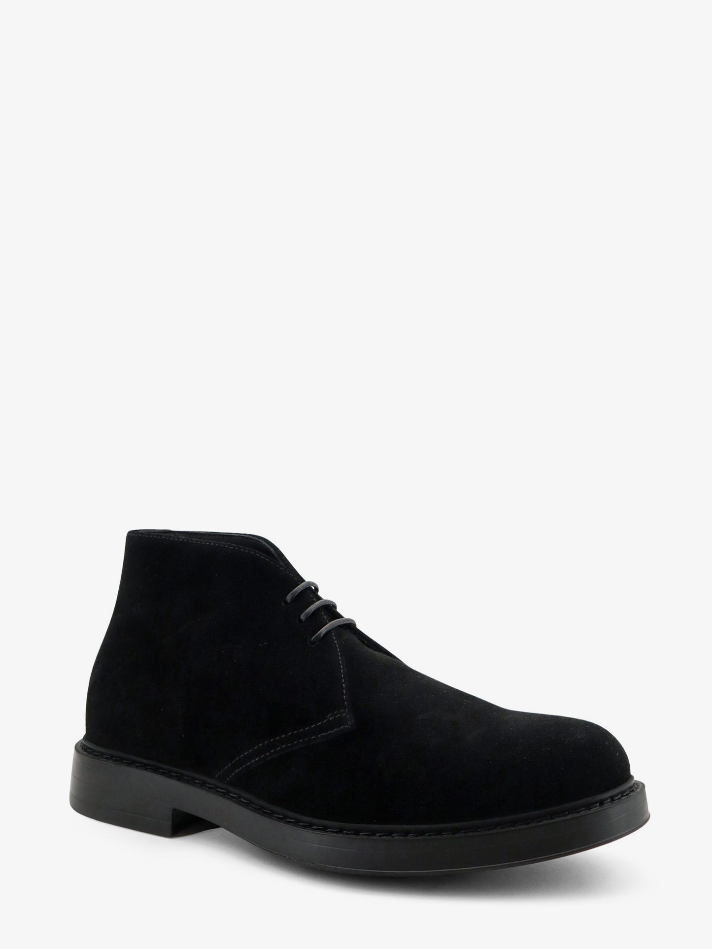 Suede lace-up