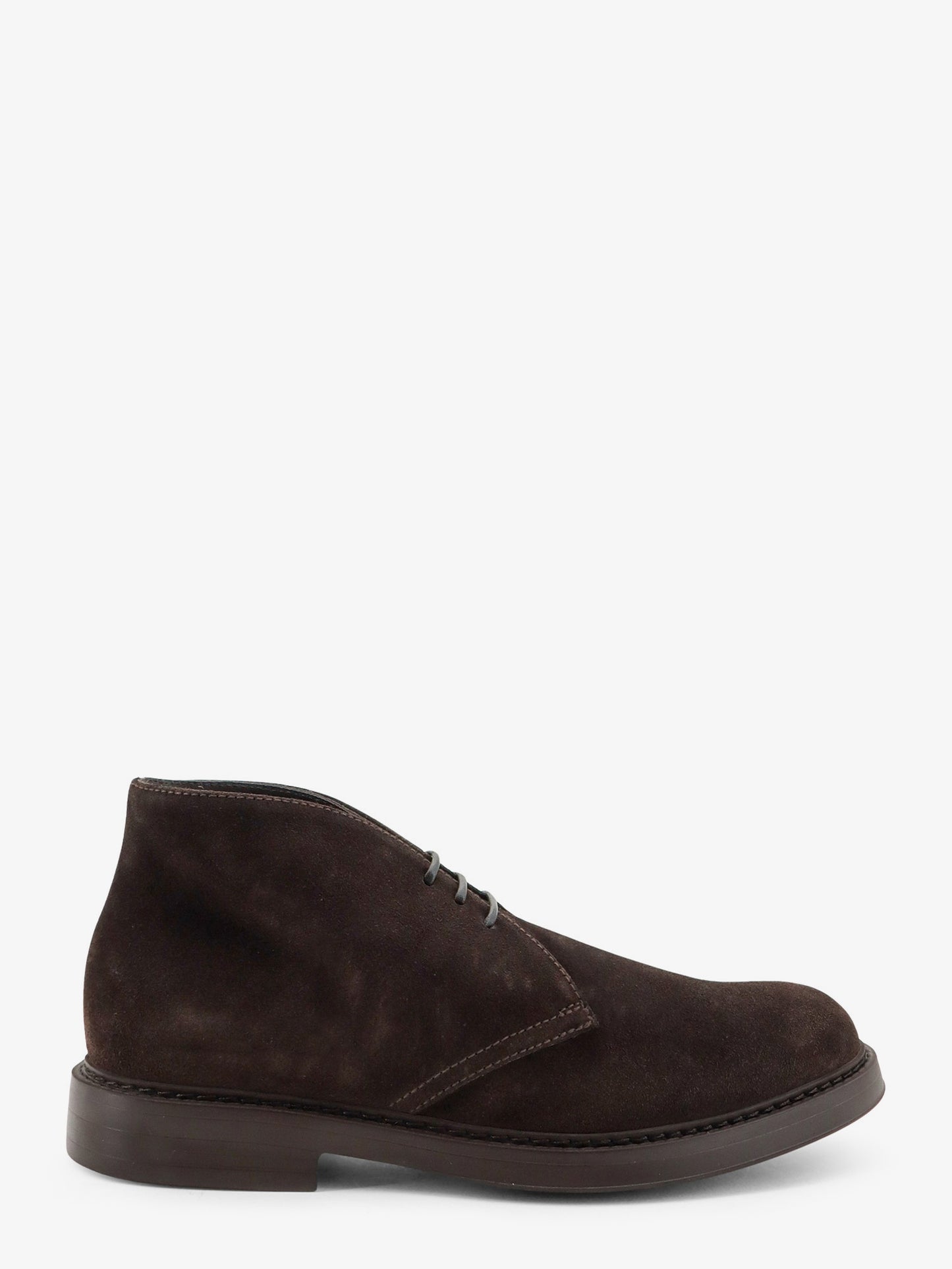 Suede lace-up