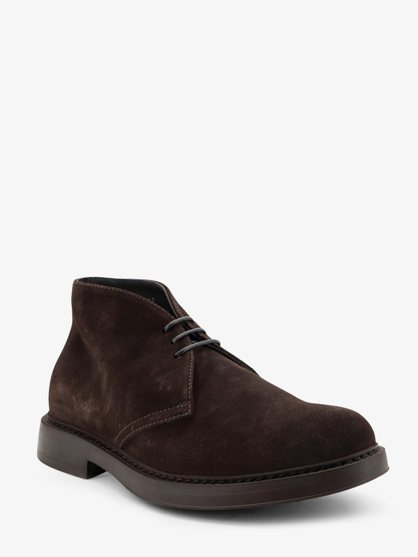 Suede lace-up