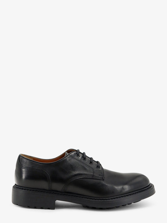 Leather lace-up