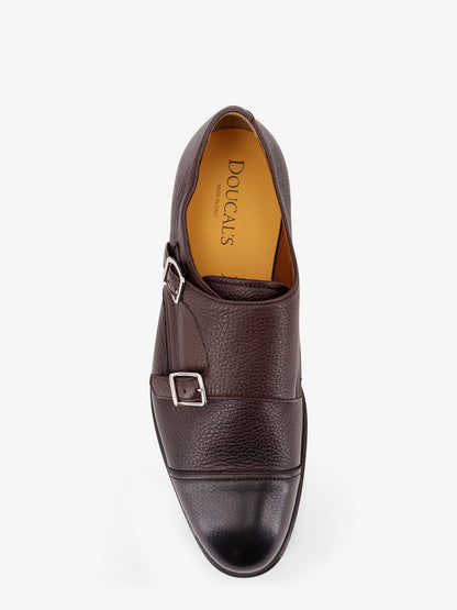 Leather double-buckle loafers thumbnail