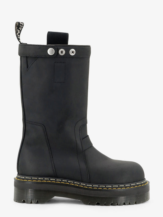 Quad Pull On Leather Boots