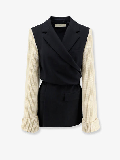 Beline Bis wool blazer with contrasting sleeves thumbnail