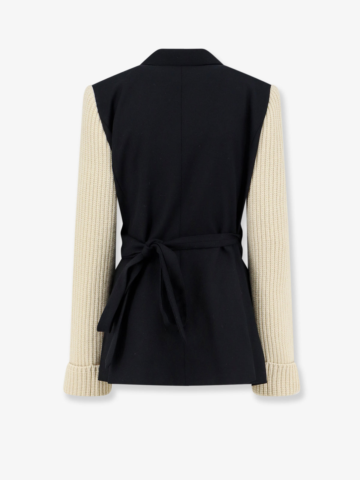 Beline Bis wool blazer with contrasting sleeves