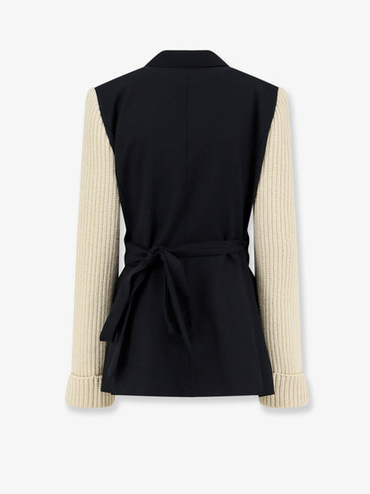 Beline Bis wool blazer with contrasting sleeves thumbnail