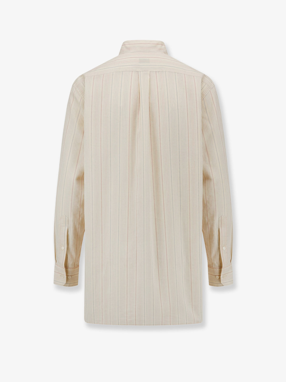 Viscose blend shirt with striped pattern